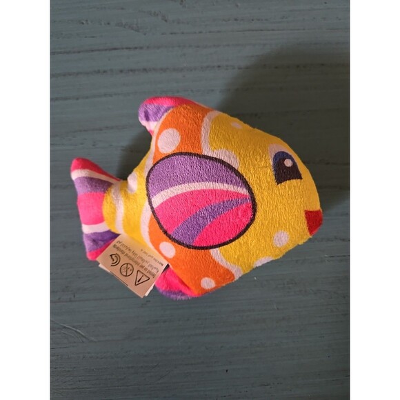 Beautiful Soft Tropical Fish Plush By Nanco 4.5" Pre-owned Clean Stuffed Animal - Picture 2 of 5